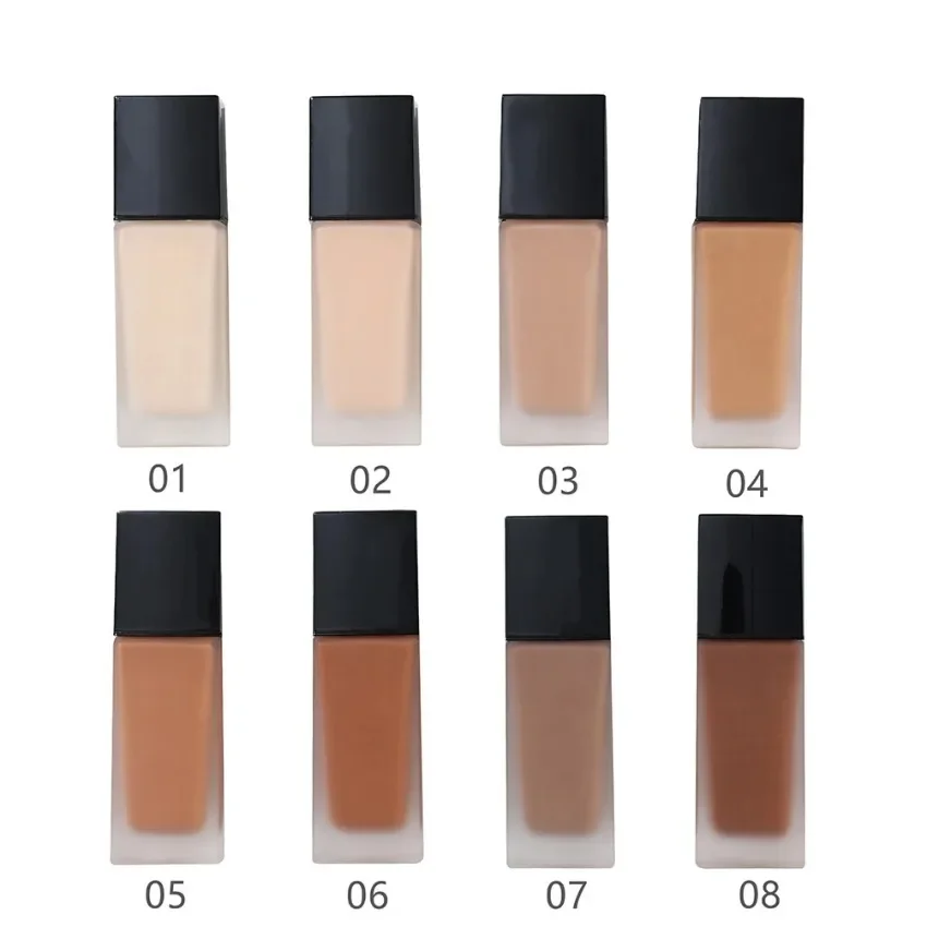 

Private Label 8colors Full Coverage Liquid Foundation Waterproof Long Lasting Easy To Wear Bulk Face Concealer Bulk Makeup