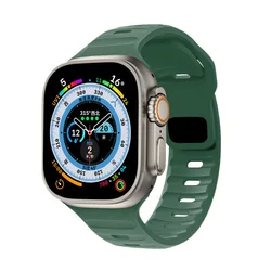 Silicone Sport Strap for Smartwatches - Durable and Stylish Bracelet in Multiple Sizes (Clover)