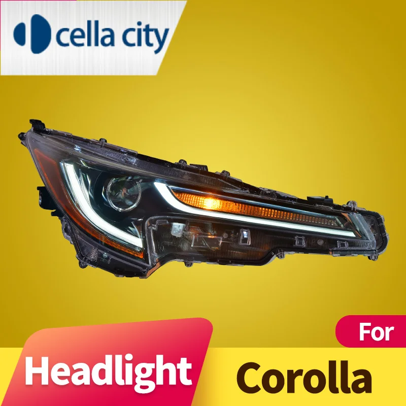 

Передняя фара в сборе для Toyota Corolla 2019 2020 дюйма, задняя фотовспышка