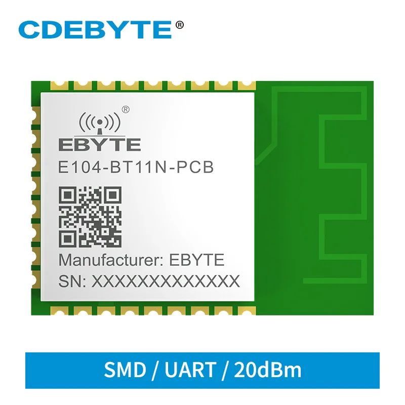 

EFR32 2.4GHz Blutooth Module BLE Mesh Networking 20dBm PCB Antenna Ad Hoc ebyte E104-BT11N-PCB Wireless Transceiver Reciever