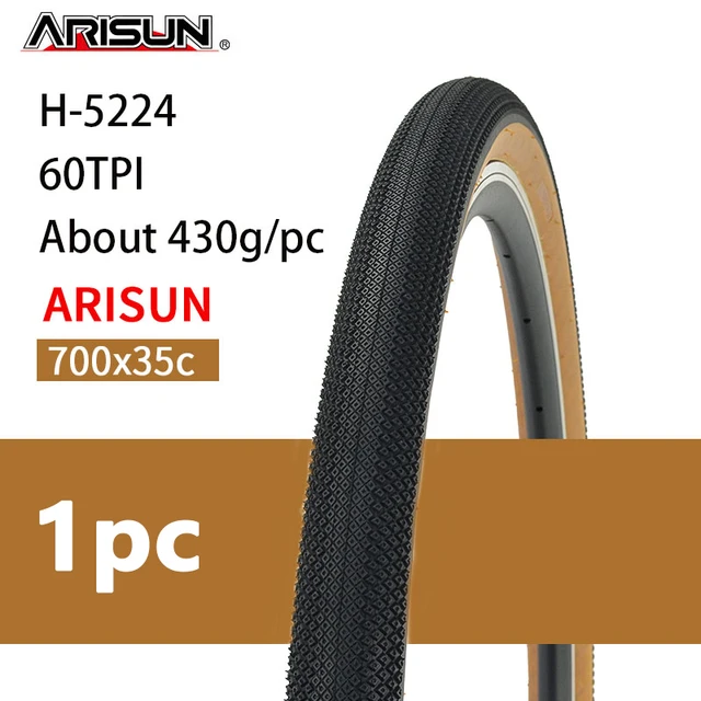 CHAOYANG ARISUN 700x40C Tire 42-622 28inch 60TPI Ultralight Brown Edge ...