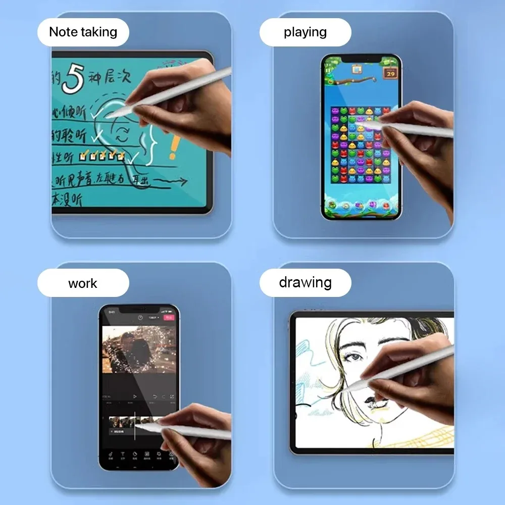 Universal Capacitive Stylus Pen for Touch Screen Tablets and Smartphones