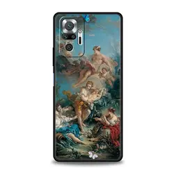Renaissance Art Painting Black Phone Case - Stylish and Elegant Design for Redmi Note 11 (A1)