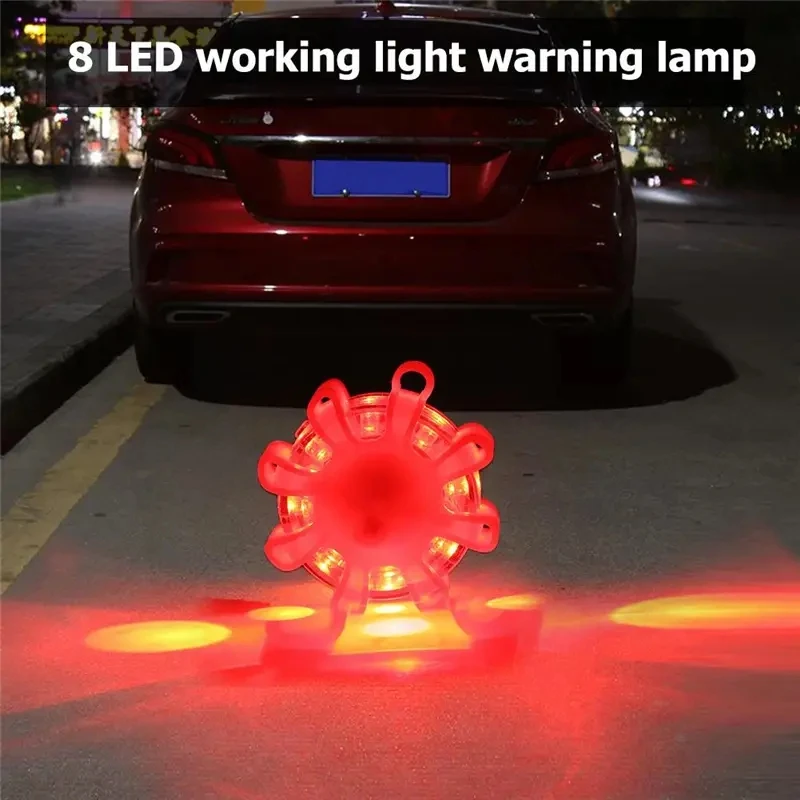 1pc LED Emergency Car Light For Roadside Disc Beacon and Warning Night Light