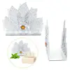 Hollow Napkin Holder Paper Towel Dispenser Tissue Rack Party Dining Table Decor 1