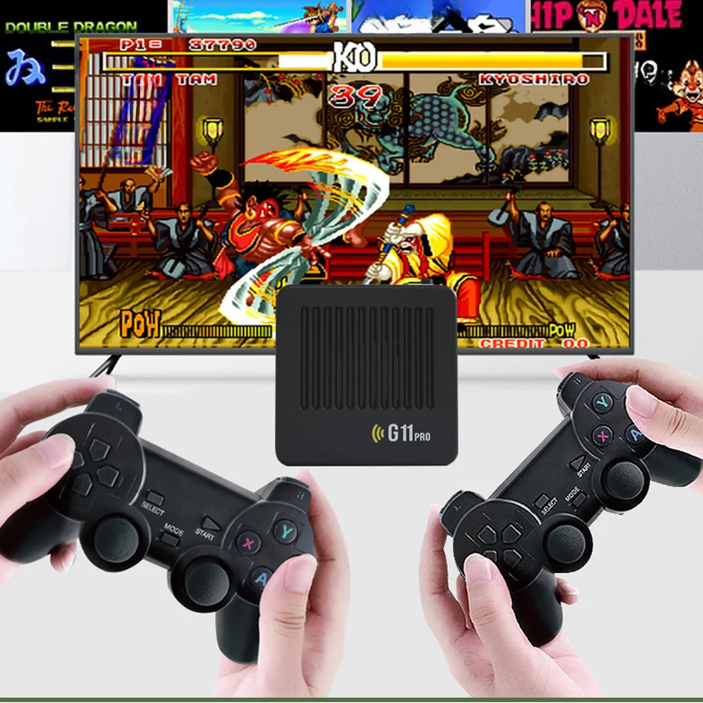 G11PRO Home TV Dual System Set Top Box dla dwóch osób Bezprzewodowa konsola do gier 4K HD WiFi Open Source_voghion.com