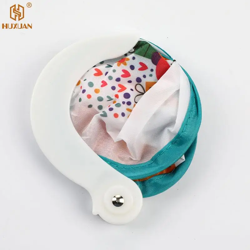 Portable Folding Fan 1Pc Portable Folding Fan With Handle Cartoon Mini Fan Women Summer Round Gifts Creative Party Gift