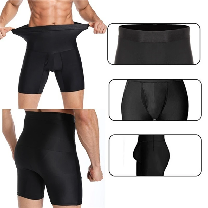 Men Compression Short Running Tights Quick Dry Gym Fitness High Waist Leggings Running Shorts Male Underwear Sport Shorts