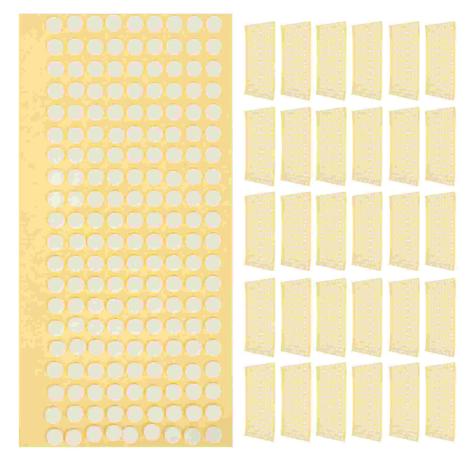 

1000 шт. прозрачные наклейки в горошек для автомобилей, необходимые точки кодирования, двусторонние липкие фиксаторы