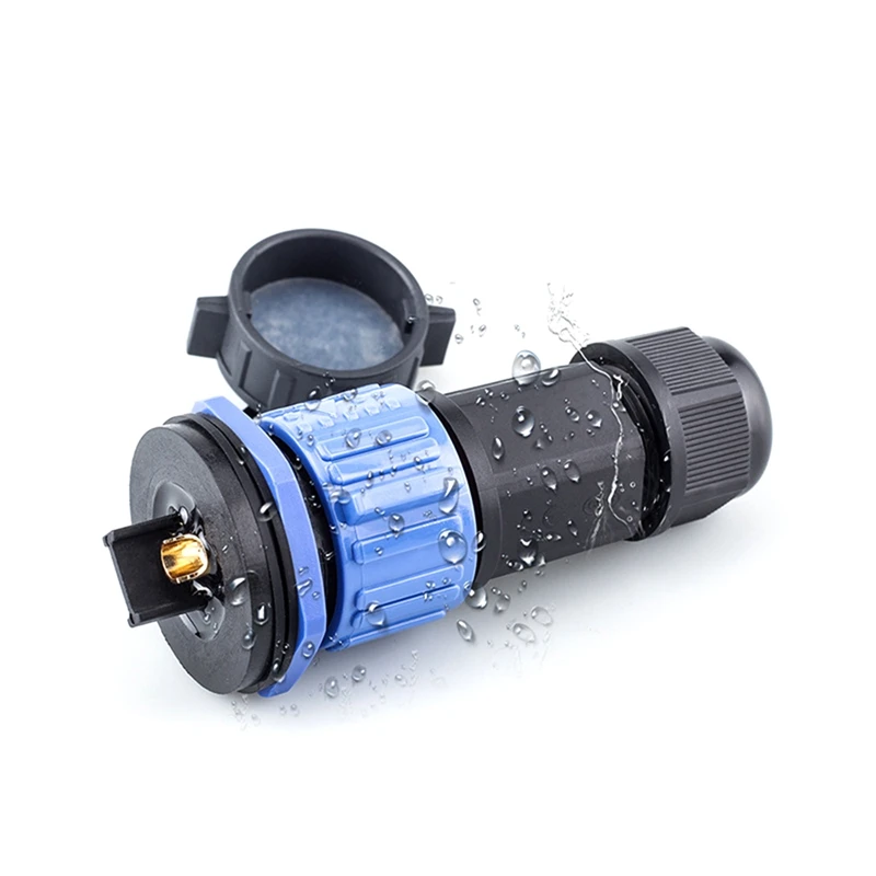 Waterproof Trolling Motor Plug & Receptacle Set 12/24/36V Replacement 
