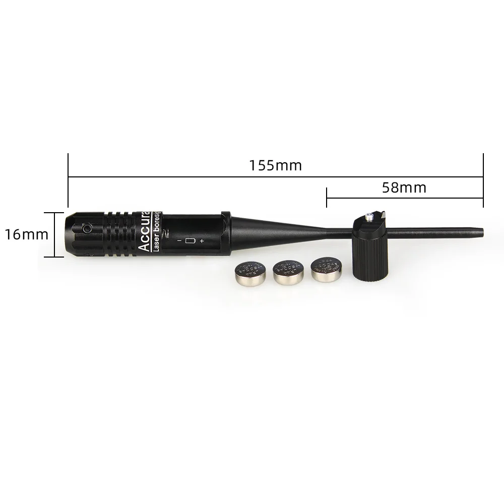 Tactical airsoft air guns accessories Red Laser Bore Sight Collimator Wavelength 635-655nm for hunting GZ20-0036