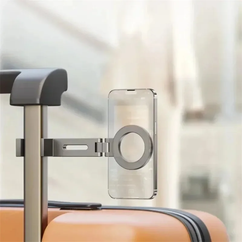 Magnetic 360° Rotating Phone Holder - Universal Adjustable Grip for Car/Desk/Travel,Foldable Phone Stand with Strong Suction Cup