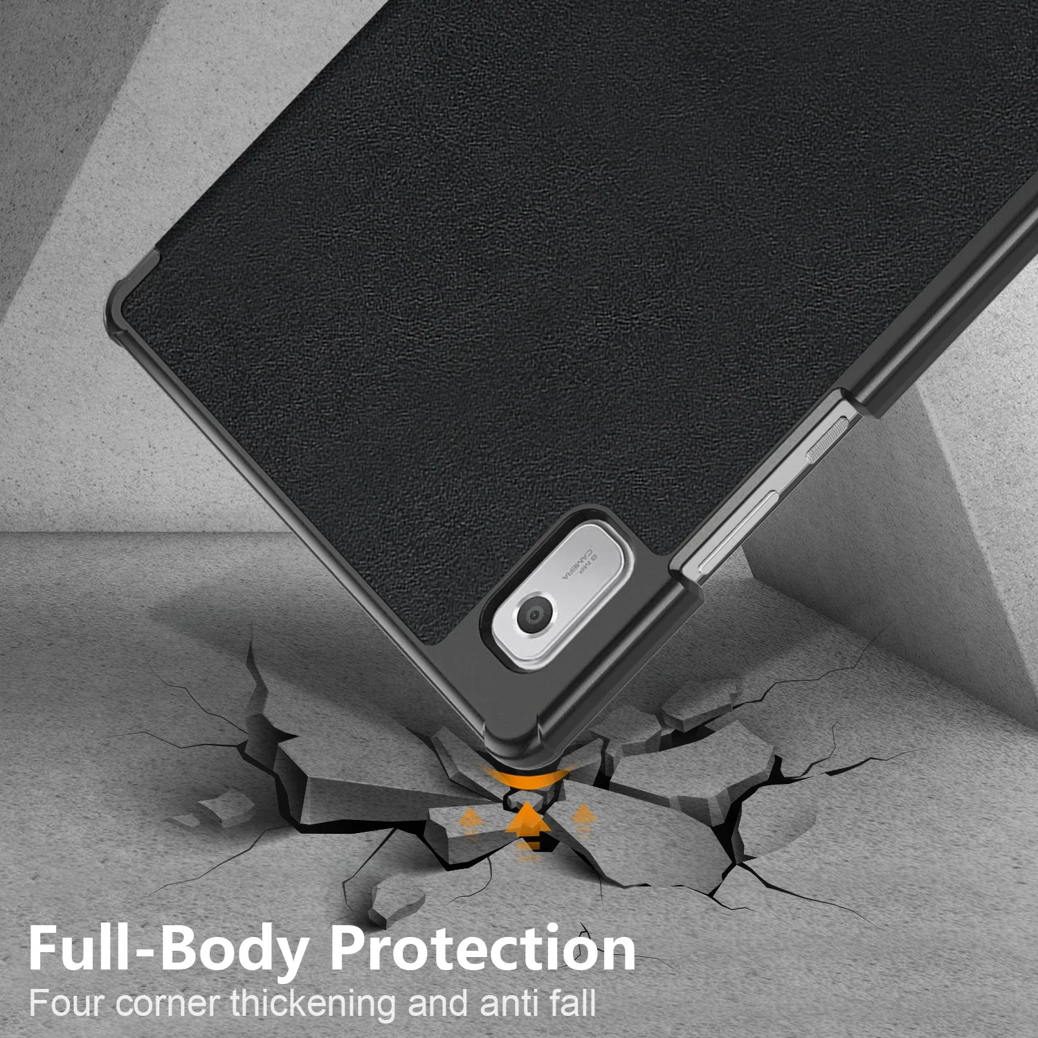 Durable Foldable Tablet Case with Hard-Shell Drop-Proof Design