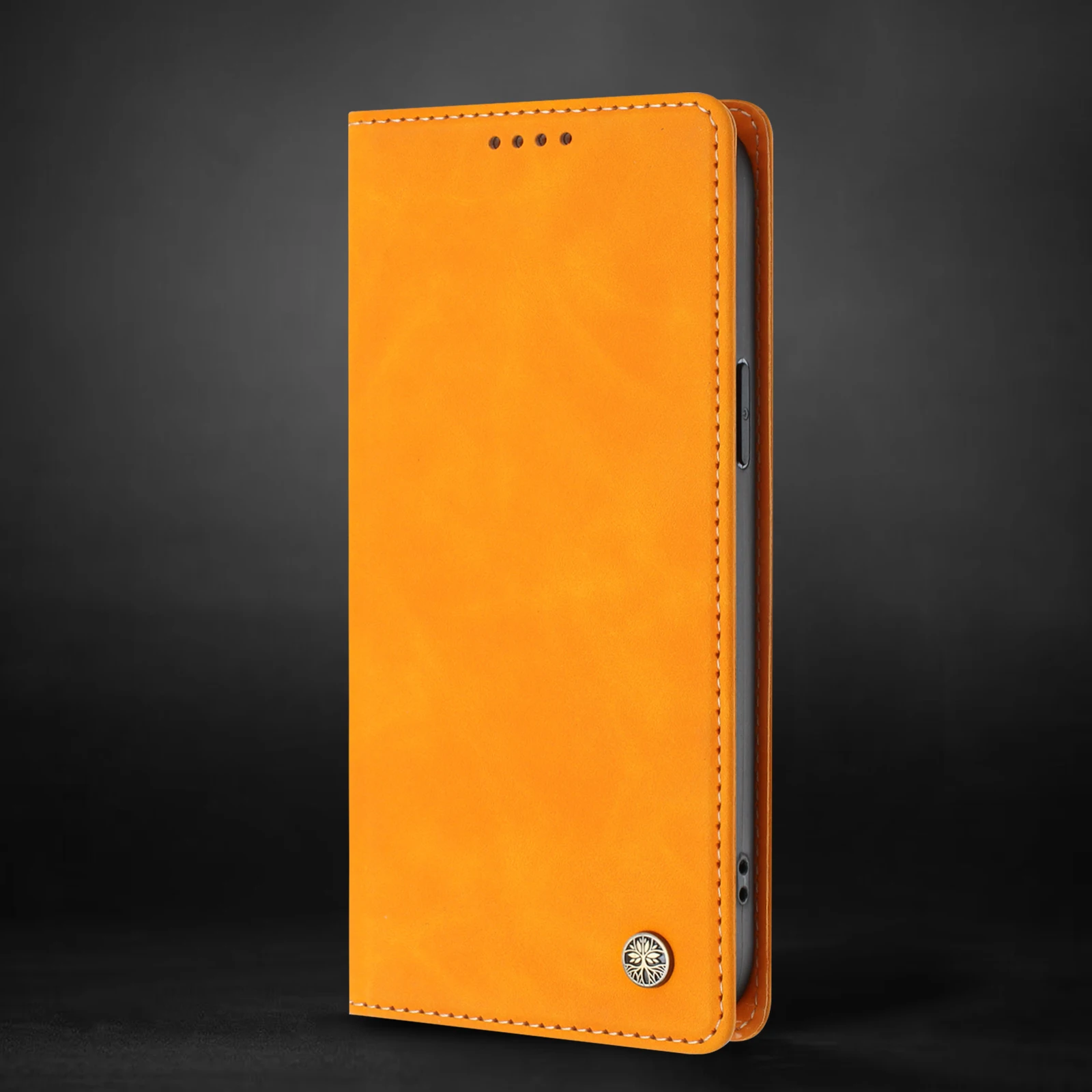 Luxury RFID Blocking Leather Wallet Phone Case with Card Holder and Protective Cover