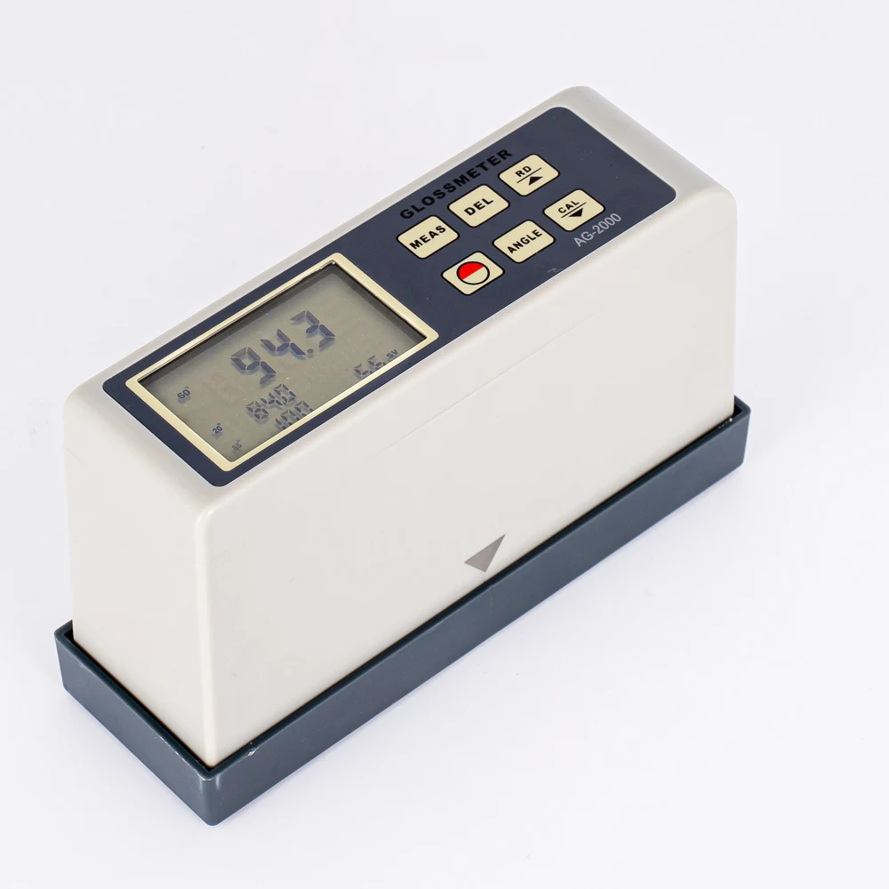 

Цифровой измеритель блеска AG-2000, измеритель блеска 20 ° 60 ° 85 °, краски, мрамора, плитки, бумаги, пленки, металла, неметаллических поверхностей, измеритель блеска