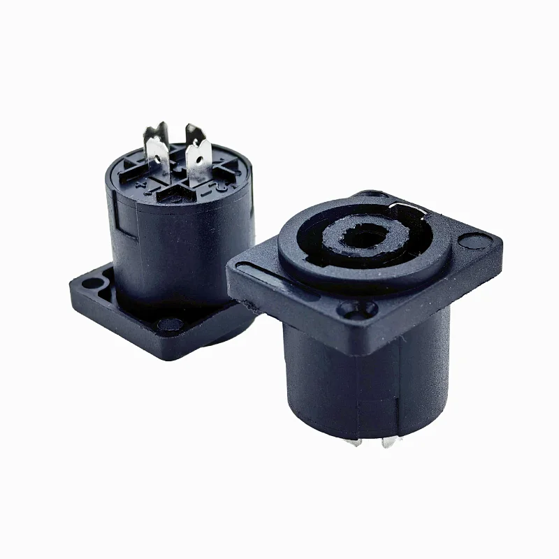 Metall Quadratisch 4 Stück MW Audio 3-Pin XLR Buchse Mikrofonanschluss XLR-Buchse für Audio-Mixer Zubehör – Detail 5