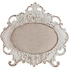 French Vintage Jewelry Stand, White Antique Display Holder, Necklace/Earring Jewelry Rack, Elegant Storage Piece  Pink 5