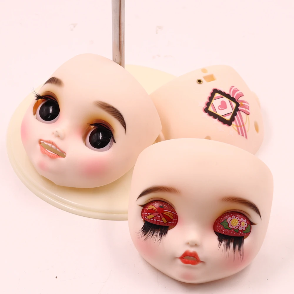 

ICY DBS Blyth doll Face DIY Matte Face Hand Painted Makeup Backplate and Screws diy Gifts toy sd