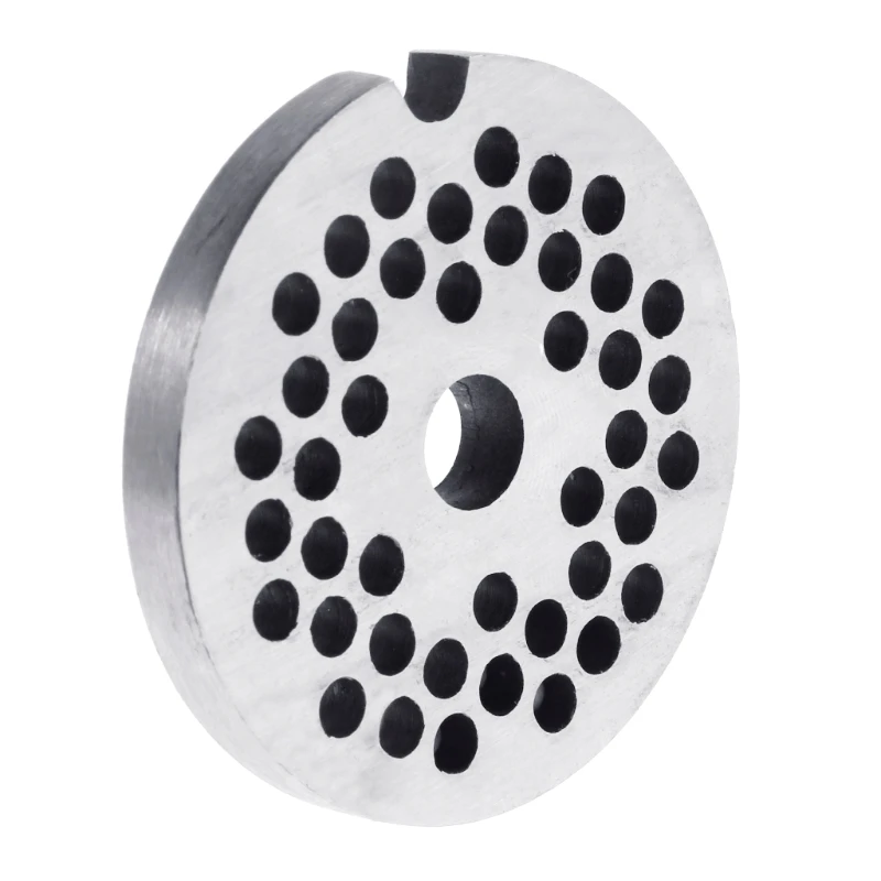 Meat Grinder Spare Parts Meat Grinders Plates Center Hole 8.2mm Stainless Steel Food Grinder Attachments