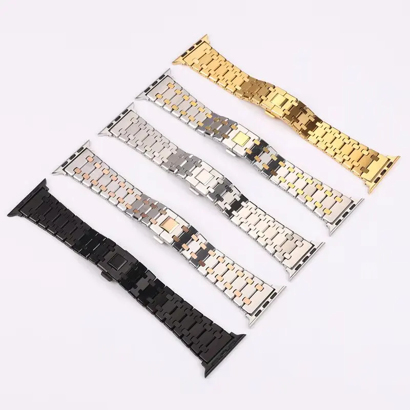 Elegant Stainless Steel Metal Business Watch Band Bracelet Strap