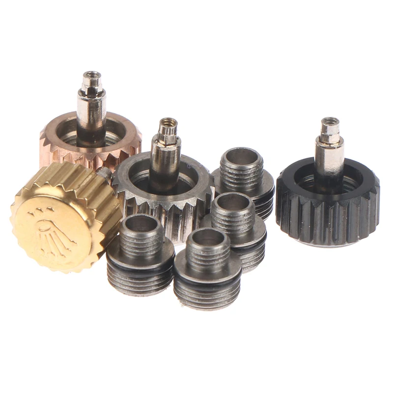 1 Stück für Rolex-Uhrenkronen, wasserdichter Ersatz, verschiedene Reparaturwerkzeuge, hochwertige Uhrenkronen, 7 mm Uhrenkrone