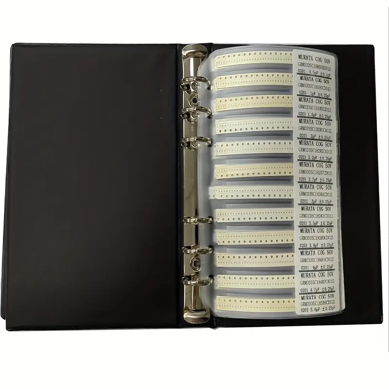 SMD Capacitor Booklet 0603 0805 1206 0201 0402 Resistor Pack Capacitive Device Sample Book image 2