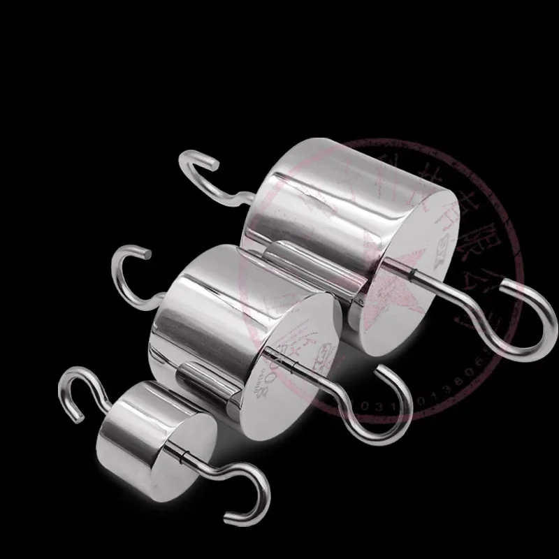 M1 Double Hook Weight Standard Counterweight Newton Stainless Steel Tensile Test With Hook Weight