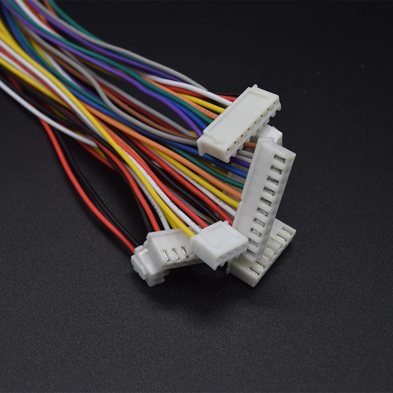 Lot de 10 connecteurs XT60 pour batteries RC, présentant les contacts dorés et le boîtier orange.
