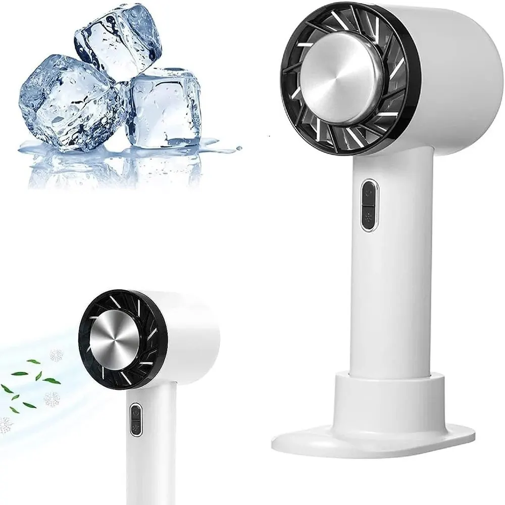 휴대용 냉각 선풍기 미니 개인 선풍기, USB 충전식 휴대용 선풍기 배터리, 3 단계 작동, 냉간 압축 냉각 선풍기