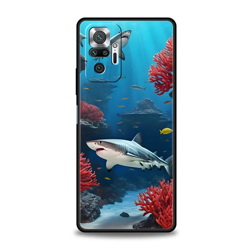 Shark Design Soft Phone Case