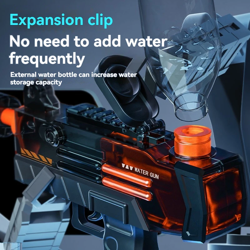 Children's Uzi electric water gun Automatic pumping large capacity water guns water toy launcher