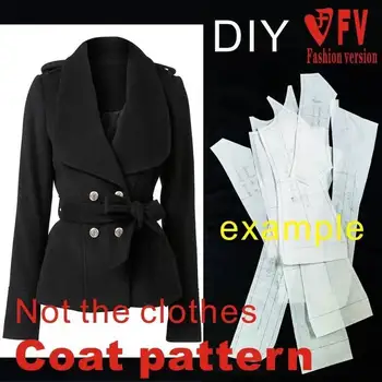 Women’s Overcoat Sewing Pattern 1