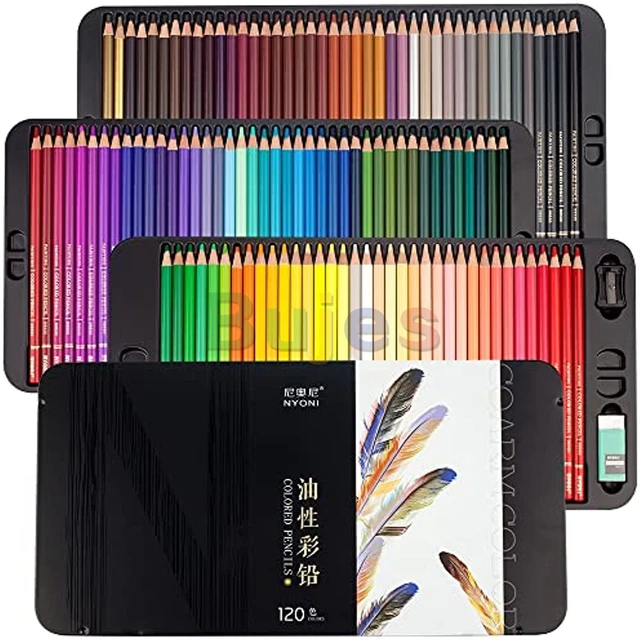 NYONI Professional Colored Pencils, Colored Pencils for Adult