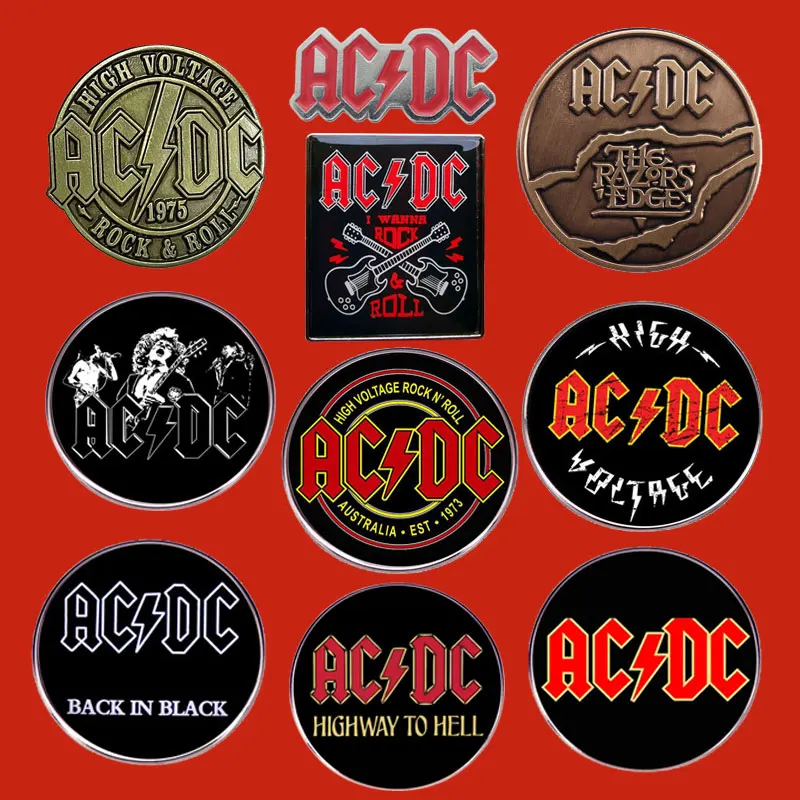 Popular Rock Band Brooch Personalized Creative Alloy Enamel Badge ...
