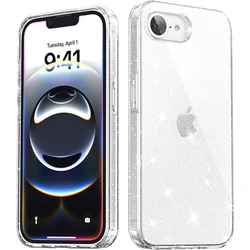 Sparkling Clear Glitter Phone Case Cover - iPhone 12 Mini (Clear)