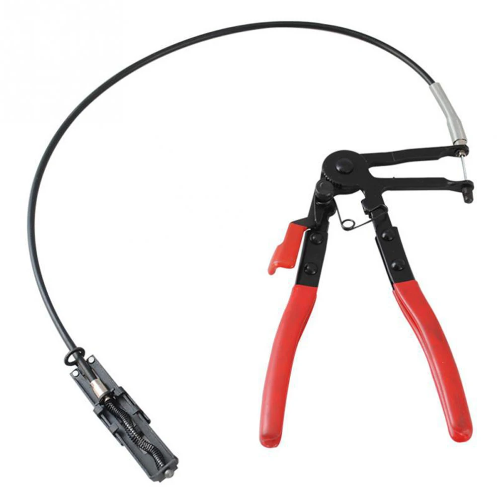 

Auto Vehicle Tools Cable Type Flexible Wire Long Reach Hose Tube Clamp Pliers For Car Repairs Hose Clamp Removal Hand Tools