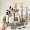 360 Degree 11inch Turntable Spice Rack Organizer, Clear Round Rotating Condiment Holder Storage Tray For Cabinets Pantry 2