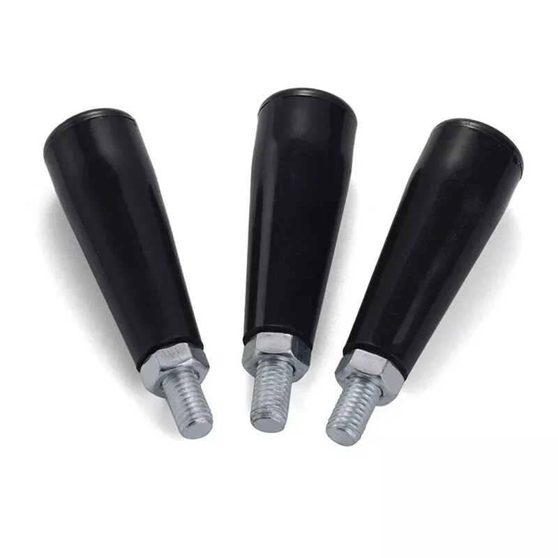CNC Handwheel 1Pcs Revolving Handwheel Machine Handle M8 M10 Male Thread Stem Plastic Handle Black