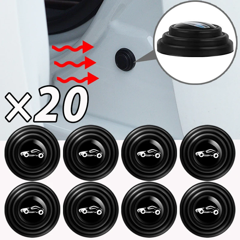 30-Piece Car Door Shock Absorber Set - Silicone Anti-Collision Protection Pads For Vehicle Doors (Universal Fit)