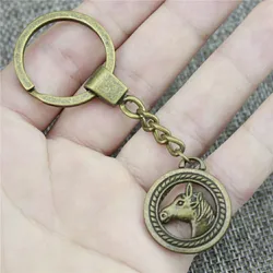 Double - Sided Lucky Horse Horn Handmade Keychain Gift (A16 - Double)