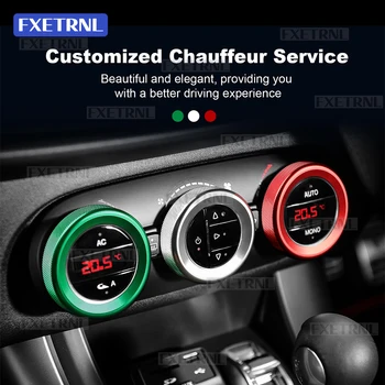 Anelli Decorativi Tricolore per Manopole dell'Aria Condizionata Auto ﻿ Per Alfa Romeo Giulietta 940 dal 2010 2011 2012 2013 2014 2015 2016 2017 2018 2019 2020 2021/Fiat 500L 2011-2017/ 500X 2015-2024