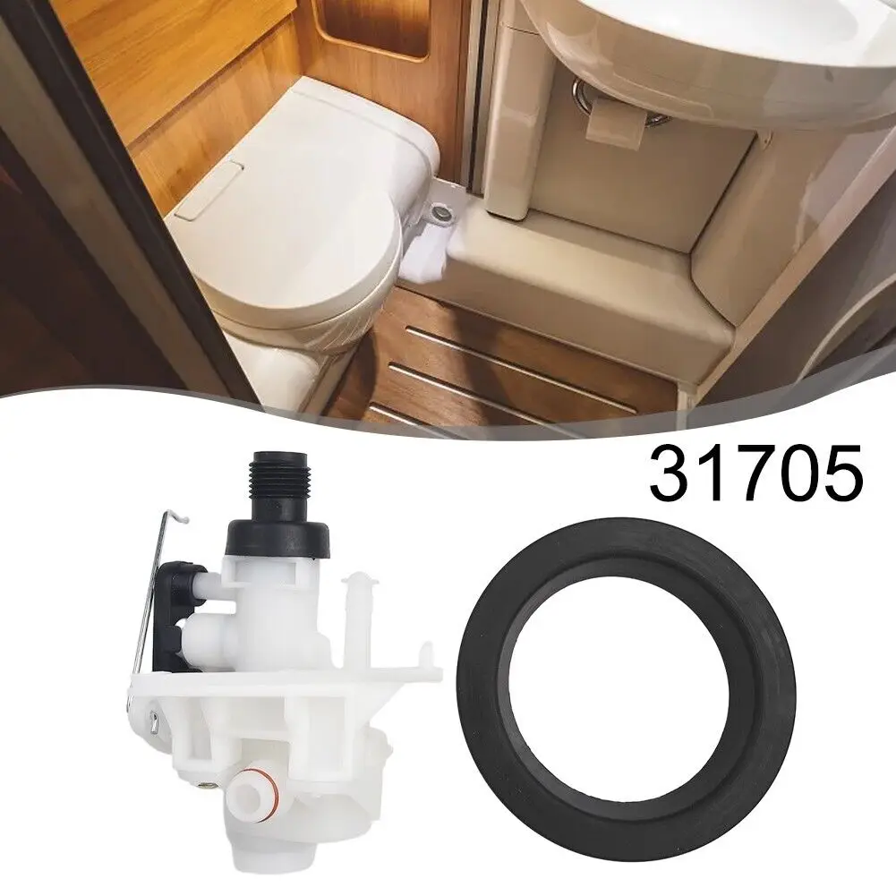 Leak Resistant Increased Lifespan Upgraded Toilet Water Module Assembly For Thetford 31705 Valve Magic V Toilets superconducting ptc heater heating desktop module bathroom set bath bully warm wind hot piece of general parts assembly