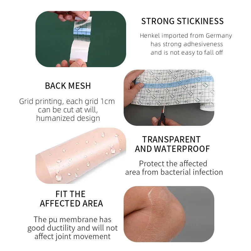 Waterproof Tattoo Film 5m Aftercare Protective Skin Healing Tattoo Adhesive Bandages Repair Accessories Supply
