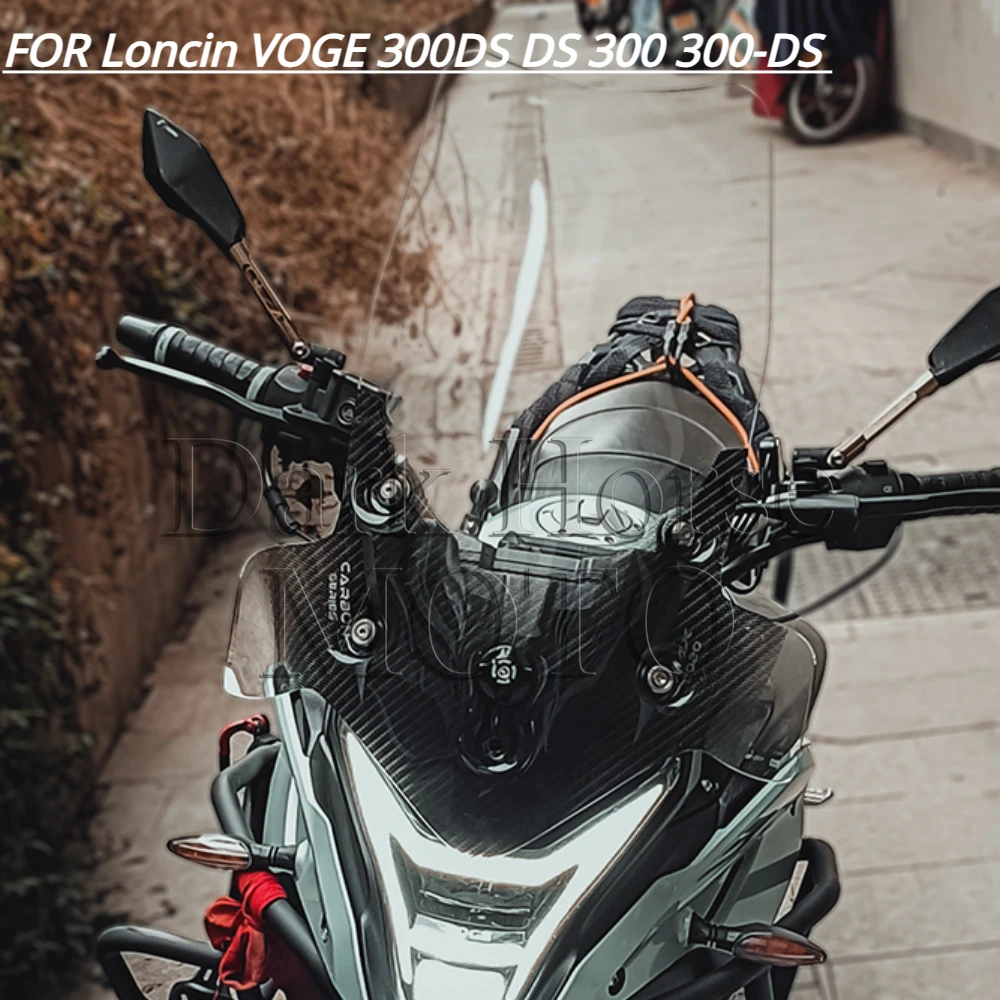 Parabrezza Parabrezza Con Pannello Maschera Anteriore Accessori Moto Modificati Per Loncin Voge 300Ds Ds 300 300-Ds