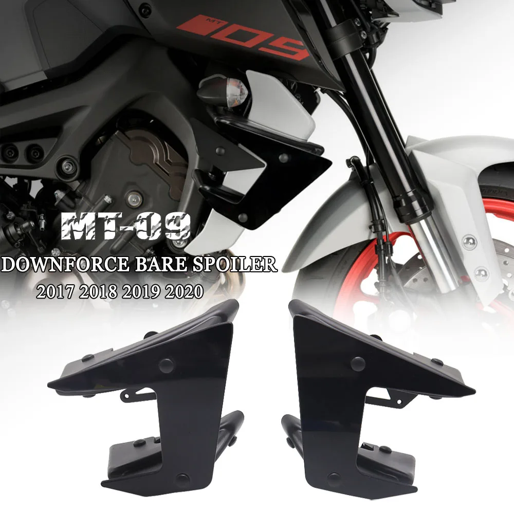 

MT-09 2017-2020 Motorcycle Parts Side Downforce Naked Spoilers Fixed Winglet Fairing Wings For Yamaha MT09 MT 09 SP 2018 2019