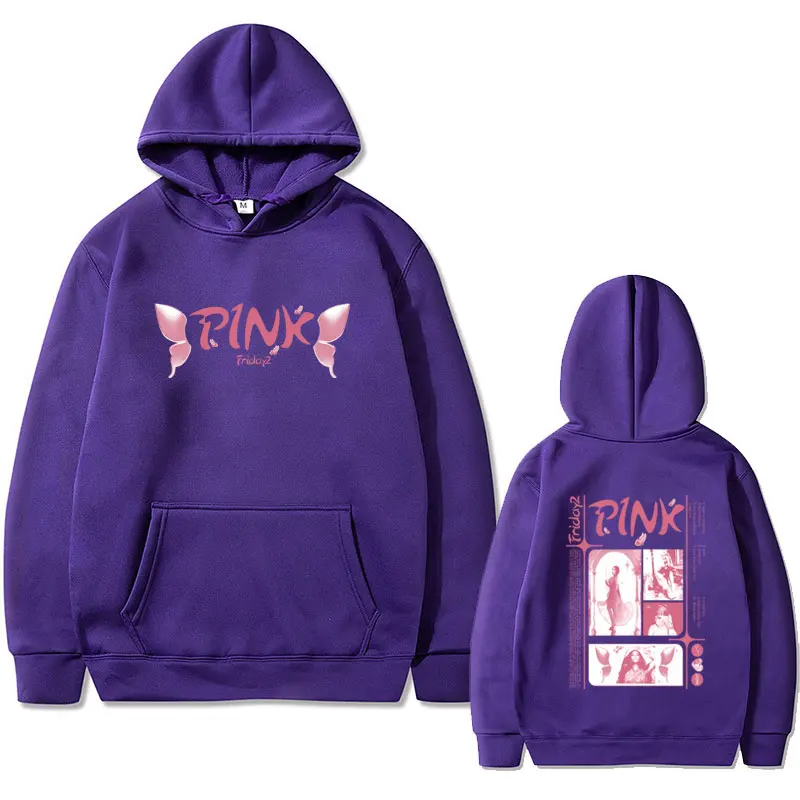 Rapper Nicki Minaj Pink Friday 2 Graphic Hoodie 2024 World Tour Sweasthirt Men Women Hip Hop Casual Oversized Fleece Hoodies