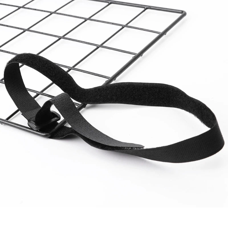 Black Nylon Rope Belt Cargo Luggage Holder Fastener Straps with Self-adhesive Sticker for Motorcycle Car Camping Bags cargo straps luggage strap cargo tie down strap tie down straps lashing strap