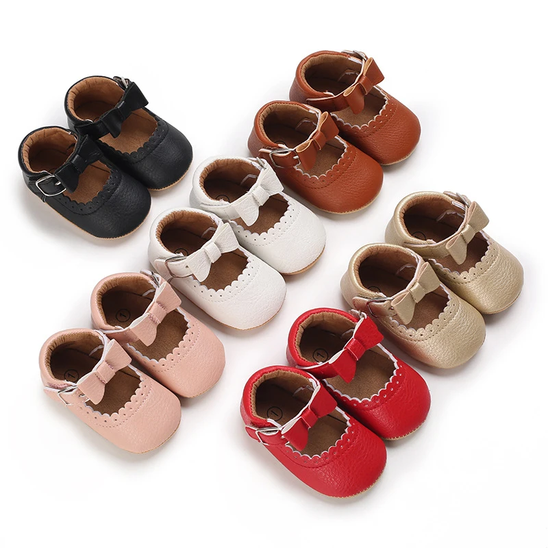 Bekamille Children Spring Girls Leather Shoes Leather Princess Shoes