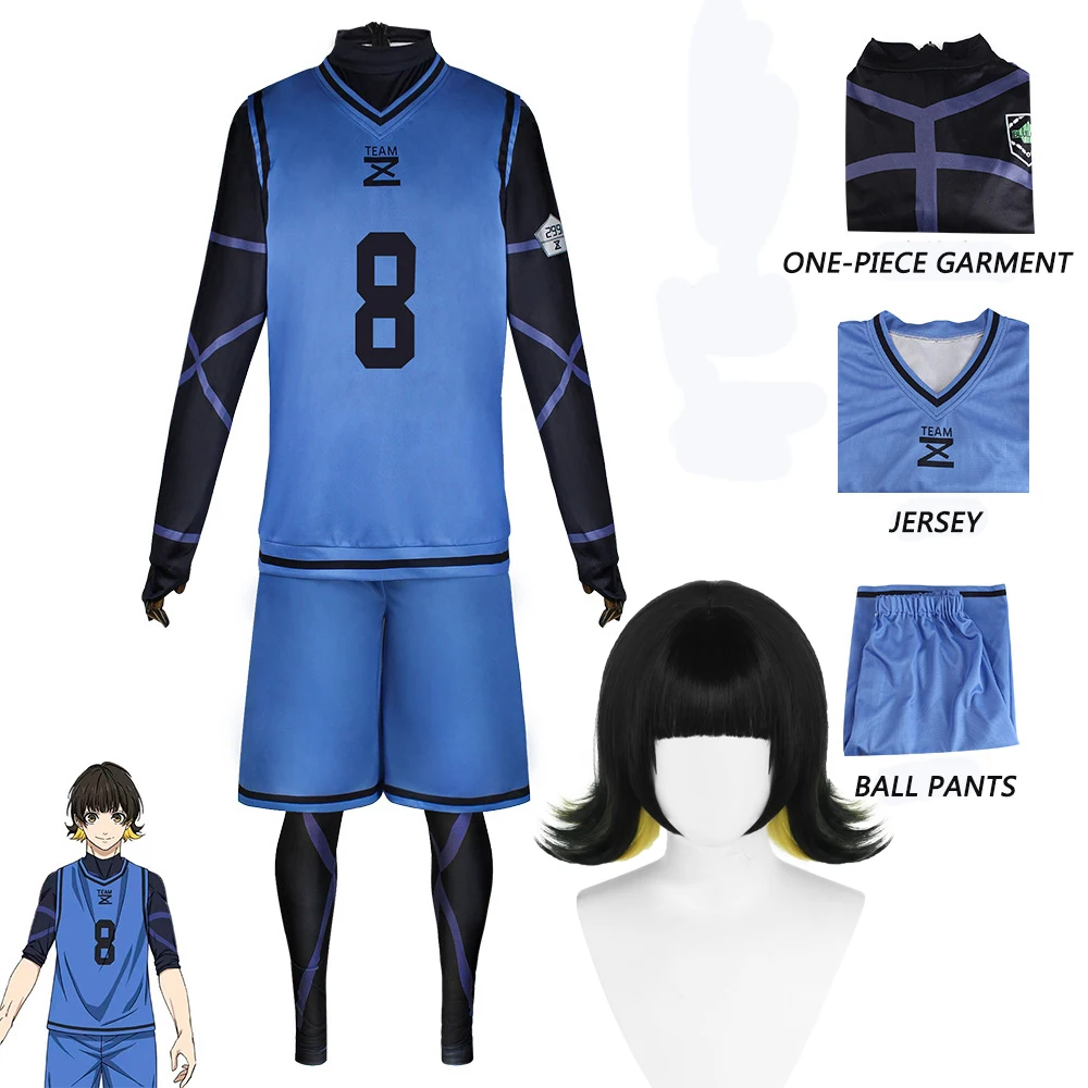 Blue Lock Isagi Yoichi Chigiri Hyoma Bachira Meguru Soccer Uniform Cosplay Costume