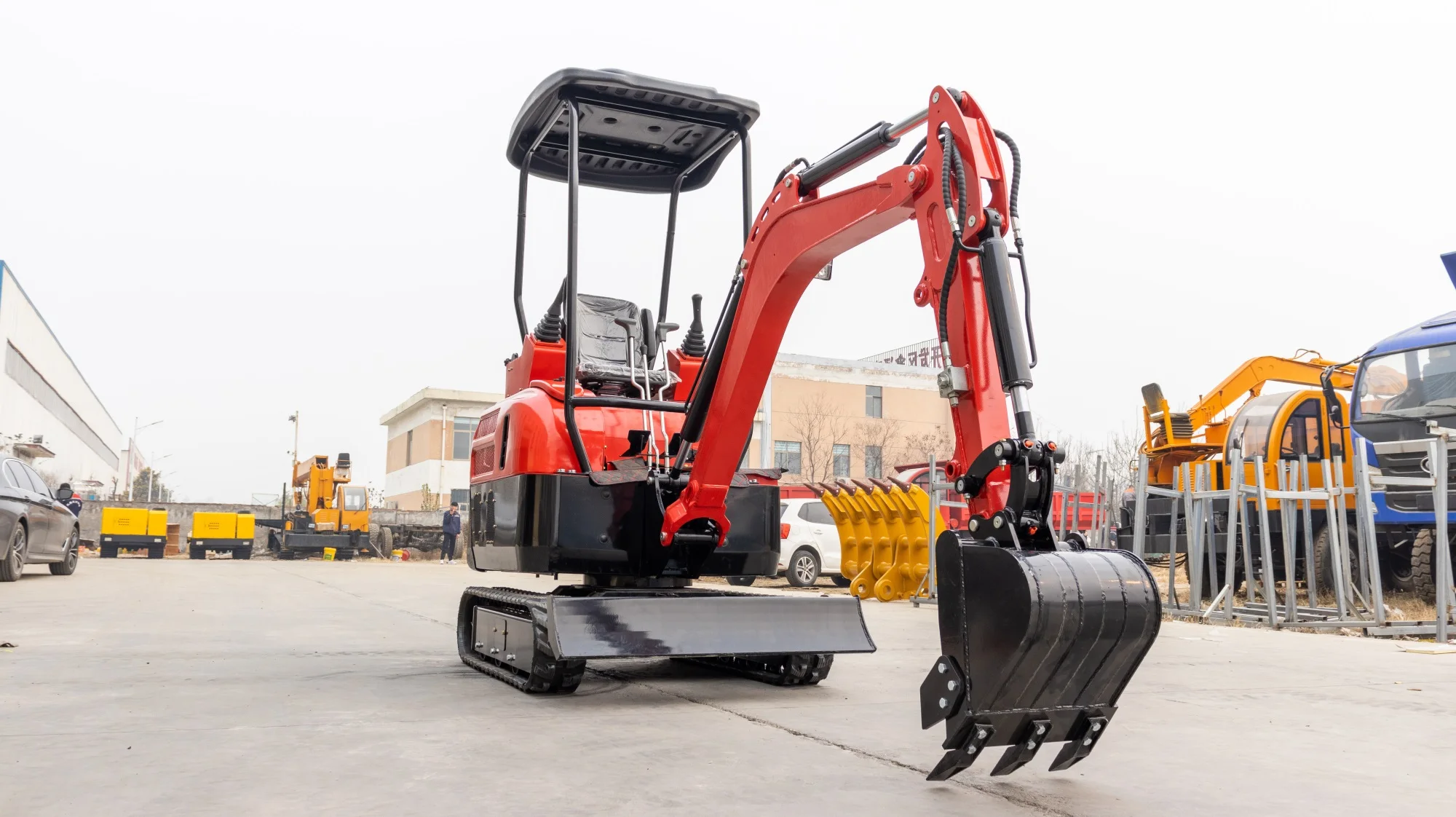 Macchina Per Escavatore Durevole Ce Mini Bagger Digger Cina Mini Escavatori Cingolati Idraulici